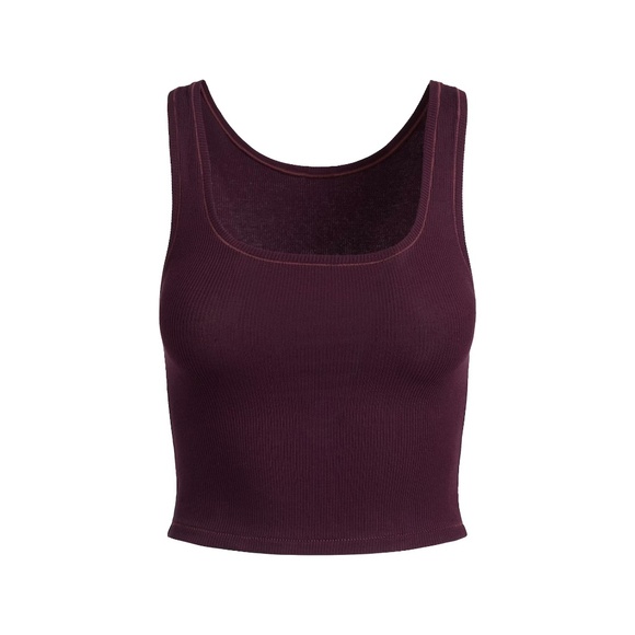 Skims Cotton Rib Tank - Currant - Picture 3 of 7